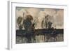 'The Banks of the Loir', c1900-William Alfred Gibson-Framed Giclee Print