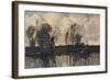 'The Banks of the Loir', c1900-William Alfred Gibson-Framed Giclee Print