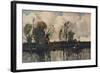 'The Banks of the Loir', c1900-William Alfred Gibson-Framed Giclee Print