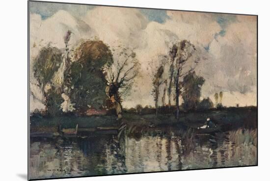 'The Banks of the Loir', c1900-William Alfred Gibson-Mounted Giclee Print