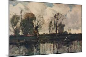 'The Banks of the Loir', c1900-William Alfred Gibson-Mounted Giclee Print