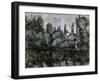 The Banks of the Marne (Villa on the Bank of a Rive), 1888-Paul Cézanne-Framed Giclee Print