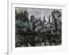 The Banks of the Marne (Villa on the Bank of a Rive), 1888-Paul Cézanne-Framed Giclee Print