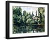 The Banks of the Marne, Villa on the Bank of a River, C1888-Paul Cézanne-Framed Giclee Print