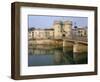 The Banks of the Meuse River and the Porte Chausee, Town of Verdun, Meuse, Lorraine, France-Bruno Barbier-Framed Photographic Print