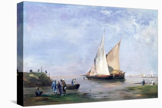 The Banks of the Nile, 1874-Eugene Fromentin-Stretched Canvas