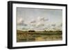 The Banks of the Oise, 1859-Charles François Daubigny-Framed Giclee Print