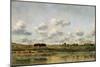 The Banks of the Oise, 1859-Charles François Daubigny-Mounted Giclee Print