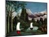 The Banks of the Oise, 1905-Henri Rousseau-Mounted Premium Giclee Print