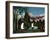 The Banks of the Oise, 1905-Henri Rousseau-Framed Giclee Print