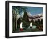 The Banks of the Oise, 1905-Henri Rousseau-Framed Giclee Print