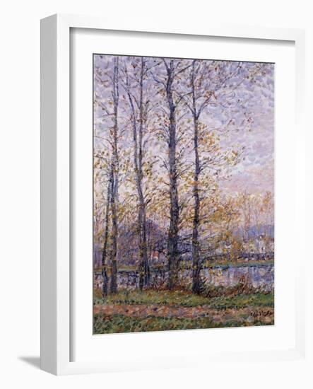 The Banks of the Oise at Precy; Les Bords De L'Oise a Precy-Gustave Loiseau-Framed Giclee Print