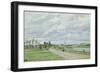 The Banks of the Oise Near Pontoise, 1873-Camille Pissarro-Framed Giclee Print