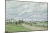 The Banks of the Oise Near Pontoise, 1873-Camille Pissarro-Mounted Giclee Print