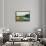 The Banks of the Oise-Alfred Sisley-Framed Art Print displayed on a wall