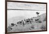 The Banks of the Rio Neuquen, Argentina, 1895-Alfred Paris-Framed Giclee Print