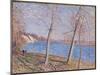 The Banks of the River at Veneux, 1881-Alfred Sisley-Mounted Giclee Print