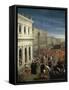 The Banks of the Schiavoni in Venice, Details-Leon Battista Alberti-Framed Stretched Canvas