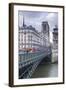 The Banks of the Seine and Notre Dame De Paris Cathedral, Paris, France, Europe-Julian Elliott-Framed Photographic Print