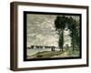 The Banks of the Seine at Argenteuil, 1872-Claude Monet-Framed Giclee Print