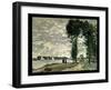 The Banks of the Seine at Argenteuil, 1872-Claude Monet-Framed Giclee Print