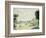 The Banks of the Seine at Bougival, C.1875-Pierre-Auguste Renoir-Framed Giclee Print