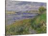 The Banks of the Seine, Champrosay, 1876-Pierre-Auguste Renoir-Stretched Canvas