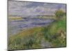 The Banks of the Seine, Champrosay, 1876-Pierre-Auguste Renoir-Mounted Giclee Print