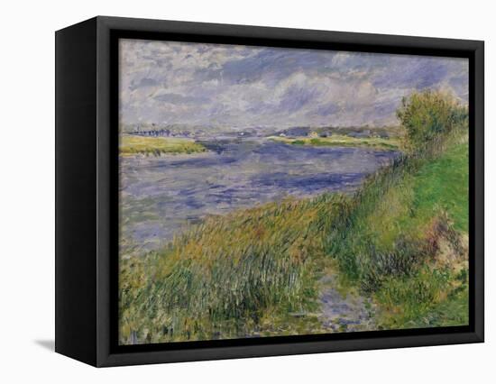 The Banks of the Seine, Champrosay, 1876-Pierre-Auguste Renoir-Framed Stretched Canvas