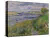 The Banks of the Seine, Champrosay, 1876-Pierre-Auguste Renoir-Stretched Canvas