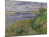 The Banks of the Seine, Champrosay, 1876-Pierre-Auguste Renoir-Mounted Giclee Print