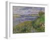 The Banks of the Seine, Champrosay, 1876-Pierre-Auguste Renoir-Framed Giclee Print
