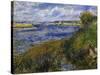 The Banks of the Seine Champrosay-Pierre-Auguste Renoir-Stretched Canvas