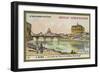 The Banks of the Tiber and the Castel Sant'Angelo, Rome-null-Framed Giclee Print