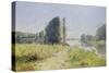 The Banks of the Yonne River, France-Victor Viollet-Le-Duc-Stretched Canvas