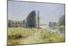 The Banks of the Yonne River, France-Victor Viollet-Le-Duc-Mounted Giclee Print