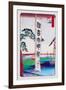 The Banner-Ando Hiroshige-Framed Art Print