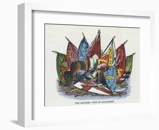 The Banners Used at Agincourt-English School-Framed Giclee Print