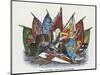 The Banners Used at Agincourt-English School-Mounted Giclee Print