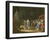 The Banquet, a Couple Dancing with Feasting and Revelling in the Background-Anthonie (1601-73) Palamedesz-Framed Giclee Print