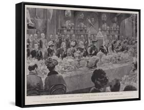 The Banquet at the Guildhall-G.S. Amato-Framed Stretched Canvas