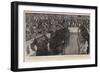 The Banquet at the Town Hall, Drinking the Toast, The Queen and Empire-Frank Craig-Framed Giclee Print