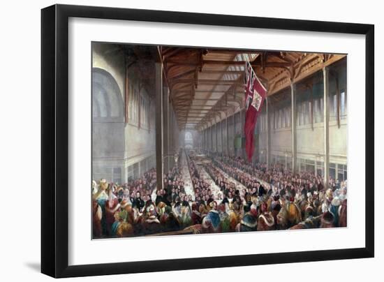 The Banquet Given on the Occasion of the Opening of the Grainger Market-Henry Perlee Parker-Framed Giclee Print