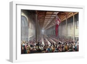 The Banquet Given on the Occasion of the Opening of the Grainger Market-Henry Perlee Parker-Framed Giclee Print