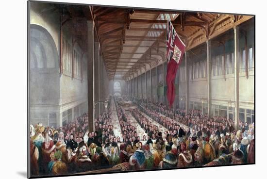 The Banquet Given on the Occasion of the Opening of the Grainger Market-Henry Perlee Parker-Mounted Giclee Print