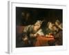 The Banquet of Ahasuerus, 1680S-Aert de Gelder-Framed Giclee Print