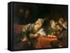 The Banquet of Ahasuerus, 1680S-Aert de Gelder-Framed Stretched Canvas