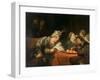 The Banquet of Ahasuerus, 1680S-Aert de Gelder-Framed Giclee Print