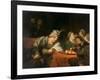 The Banquet of Ahasuerus, 1680S-Aert de Gelder-Framed Giclee Print