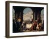 The Banquet of Anthony and Cleopatra, circa 1744-Giovanni Battista Tiepolo-Framed Giclee Print